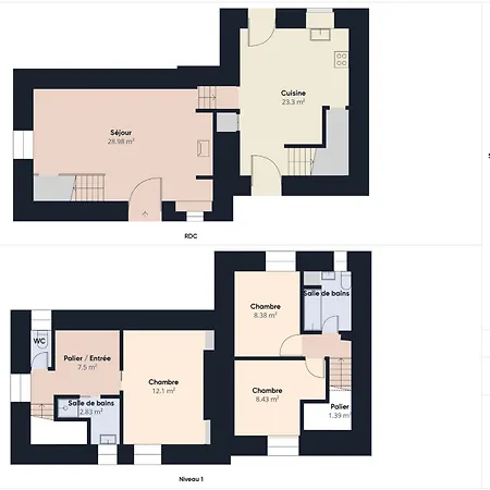 Charmante Maison En Pierre Pour 6 - Holiday home Valojoulx